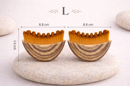 Set de cepillos faciales Lymph Detox de 1 y 2 piezas, masajeador seco para esculpir la línea de la mandíbula, diseño ergonómico para drenaje linfático